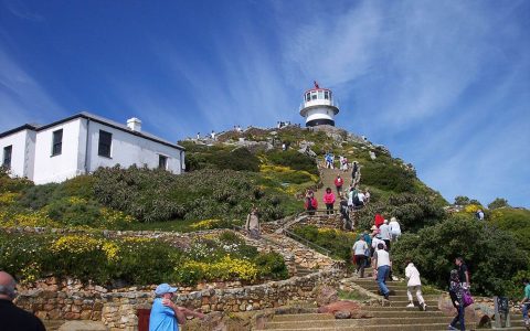 Walking trail to the Lighthouse at Cape Point